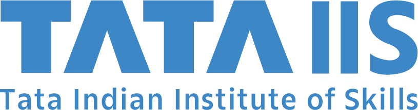 The institute's earlier wordmark: TATA IIS in blue, over its full name.