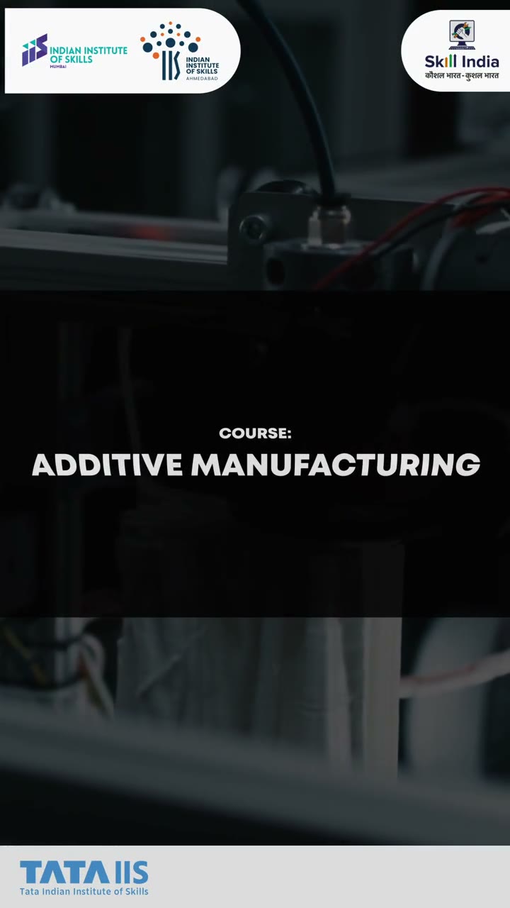 Additive manufacturing, compressed to 46 seconds. — still