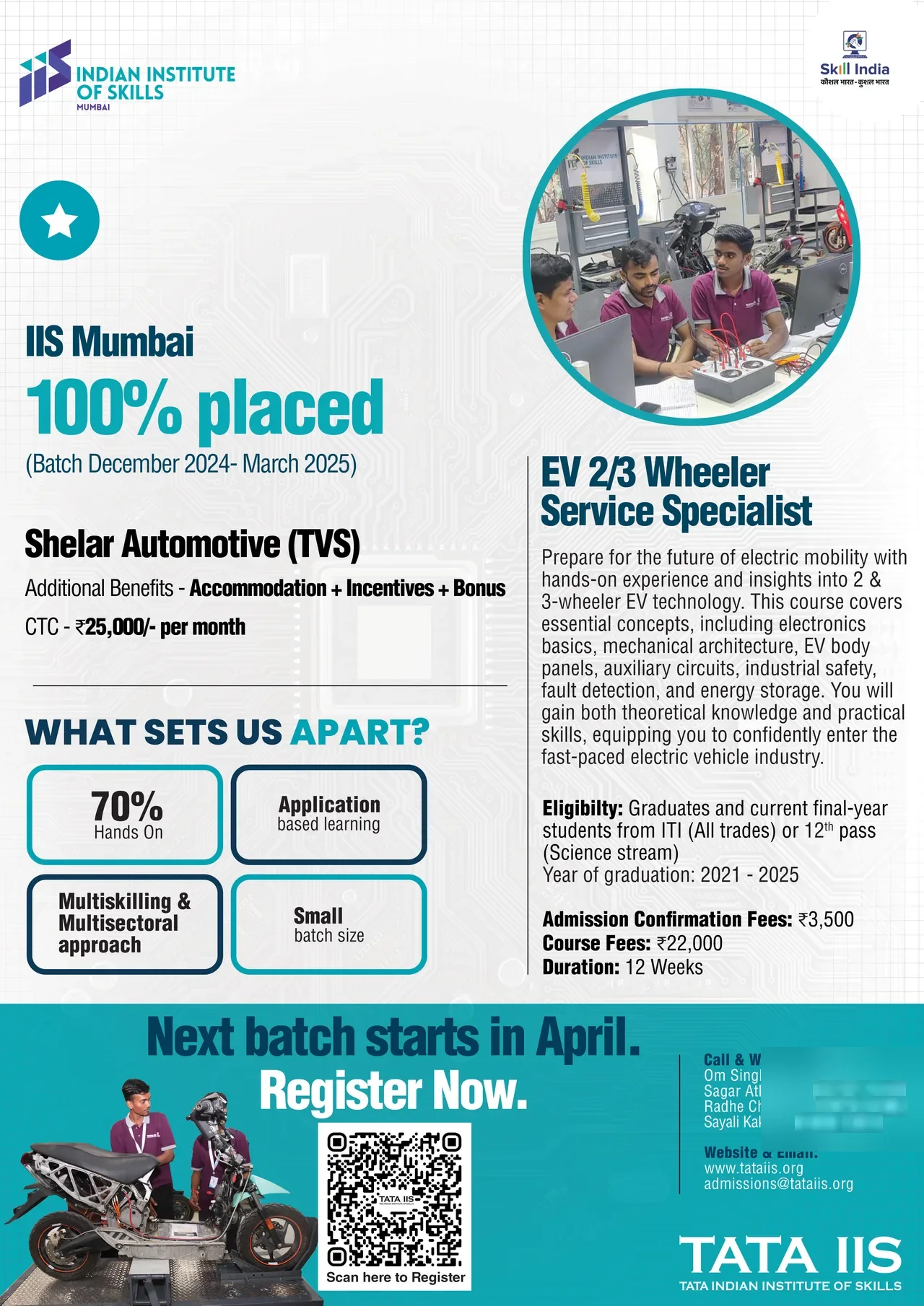 EV skilling program.