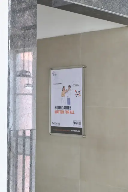 Boundaries matter for all, posh poster