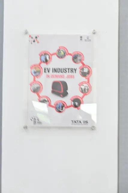 EV Industry: in-demand jobs, campus poster