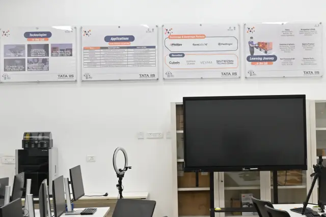Lab boards, installed