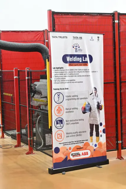 Welding Lab, lab standee